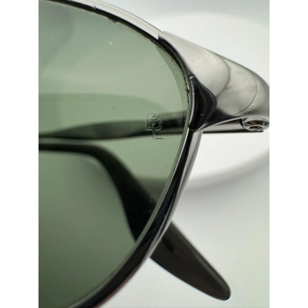 Ray Ban RB3023 Highstreet Sunglasses Italy W/ Green Lens Bausch Lomb Retro Flaw